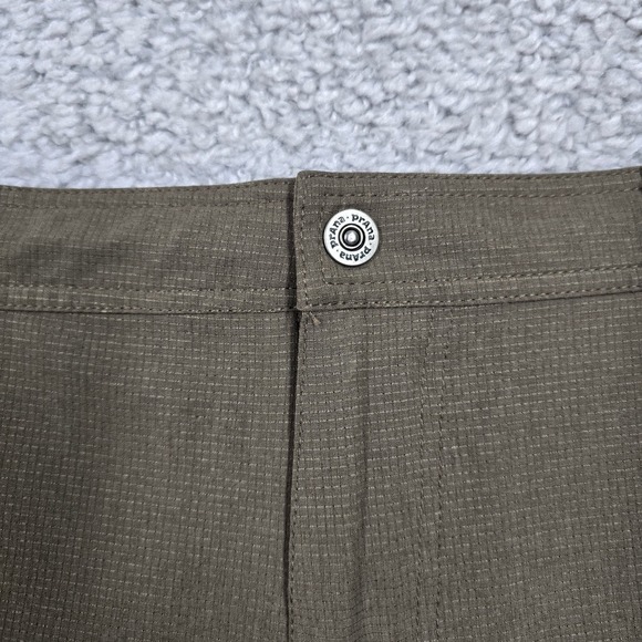 Prana Mens Green Flat Front Shorts Size 40 Outdoor Hiking Casual Travel - Picture 3 of 11